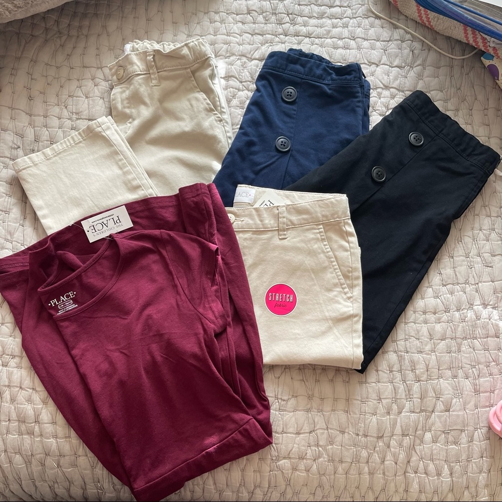 Children’s Place School Uniforms  (5) pieces
